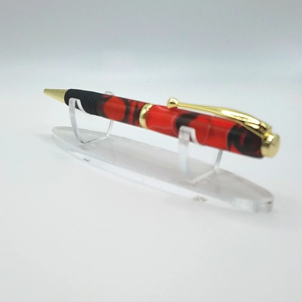 Handcrafted Ruby & Onyx Executive Pen